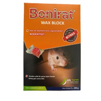 Bonirat Wax Blok 100 Gr fare ve sıçan yemi