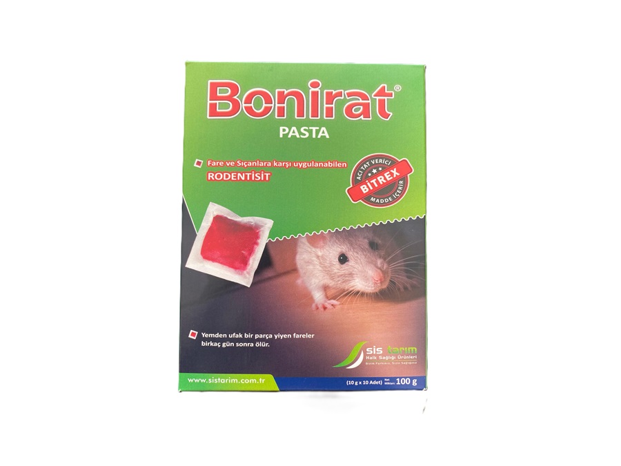 Bonirat Pasta 100 Gr fare ve sıçan yemi