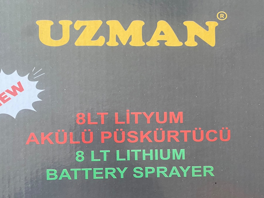 Uzman 8 Litre Şarjlı Akülü İlaçlama Pompası – 12V Lityum Bataryalı - Görsel 6
